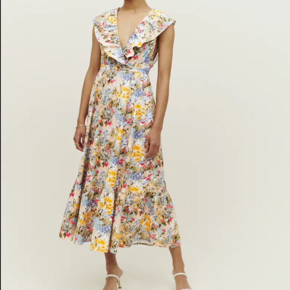 NWT REFORMATION reina dress in countryside Floral size 2